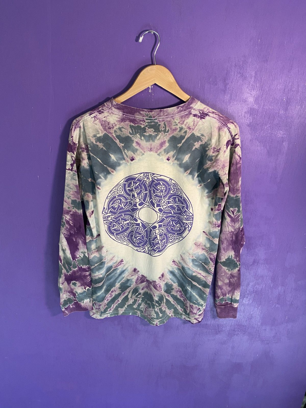 Arts & Science Vintage 1988 Fractal iridescent long-sleeve art tee Size US M / EU 48-50 / 2 - 2 Thumbnail