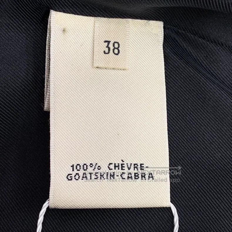 Hermes Hermes Black Leather Zip-Up Sleeveless Belted Dress Size XS / US 0-2 / IT 36-38 - 6 Thumbnail