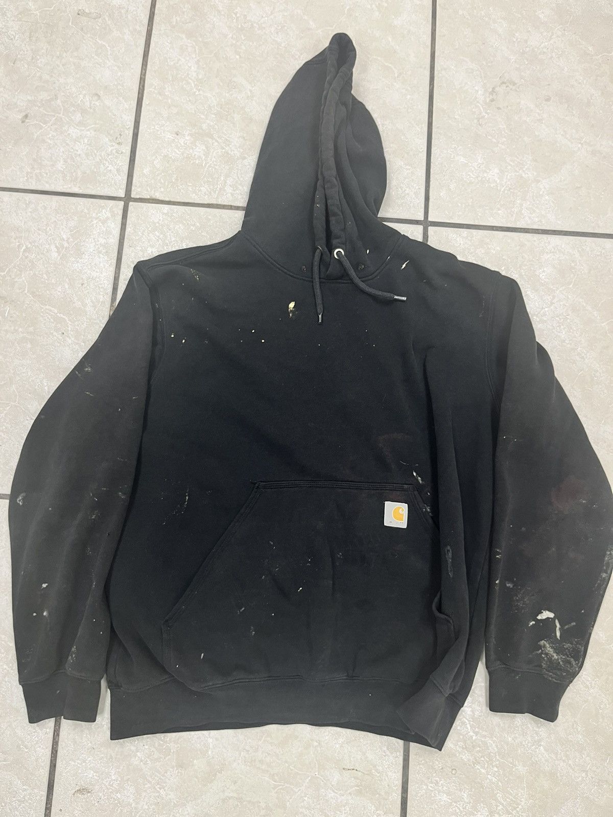 Carhartt × Carhartt Wip Carhartt Hoodie Paint Y2K Size US L / EU 52-54 / 3 - 1 Thumbnail