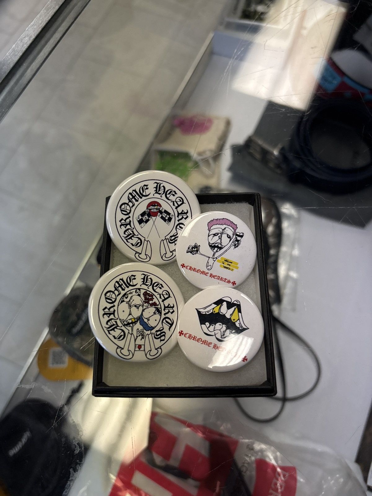 Chrome Hearts × Matty Boy Chrome Hearts x Matty Boy Set of 4 Pins