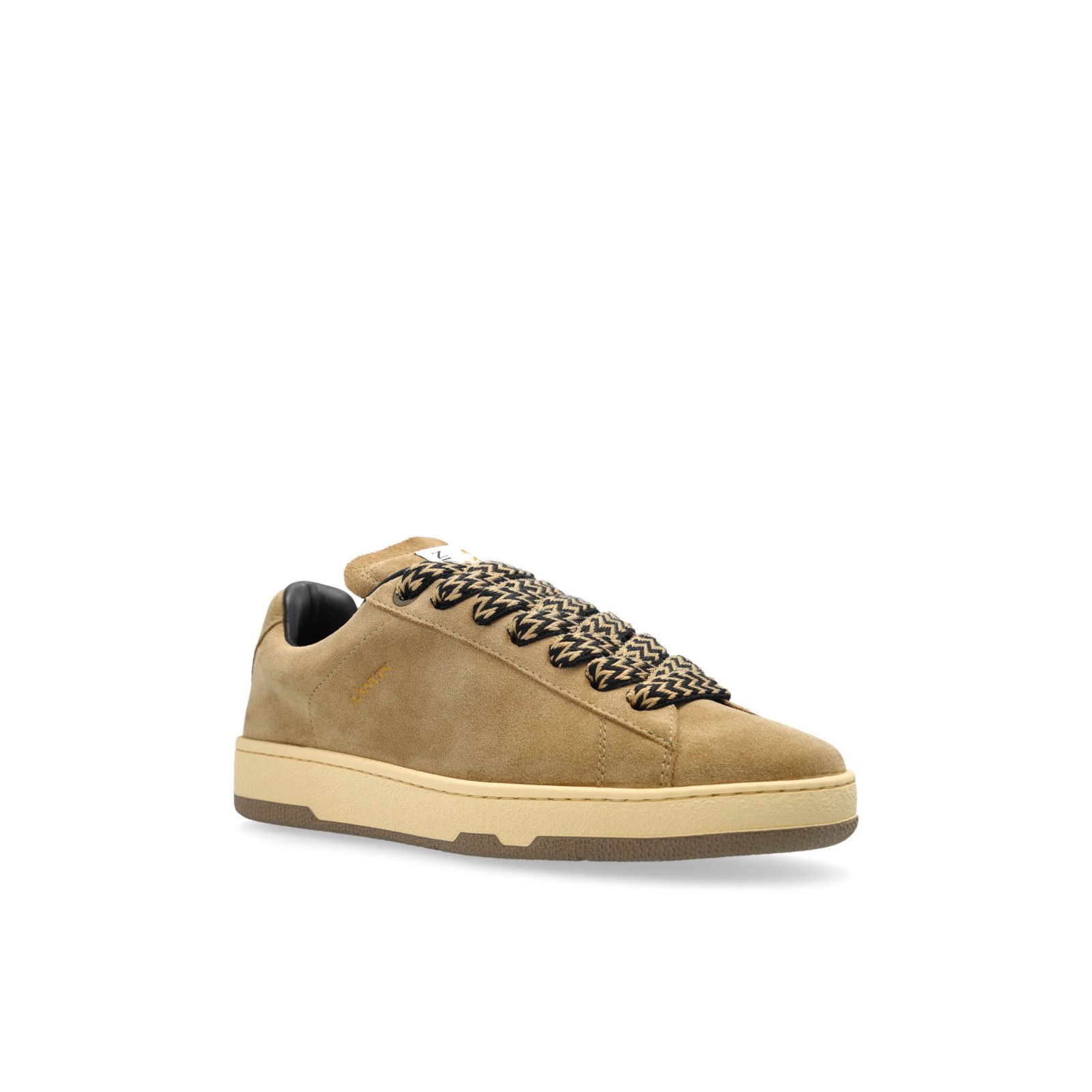 Lanvin LANVIN Curb Beige Suede Sneakers New & Authentic (Men's size Size US 9 / EU 42 - 2 Thumbnail