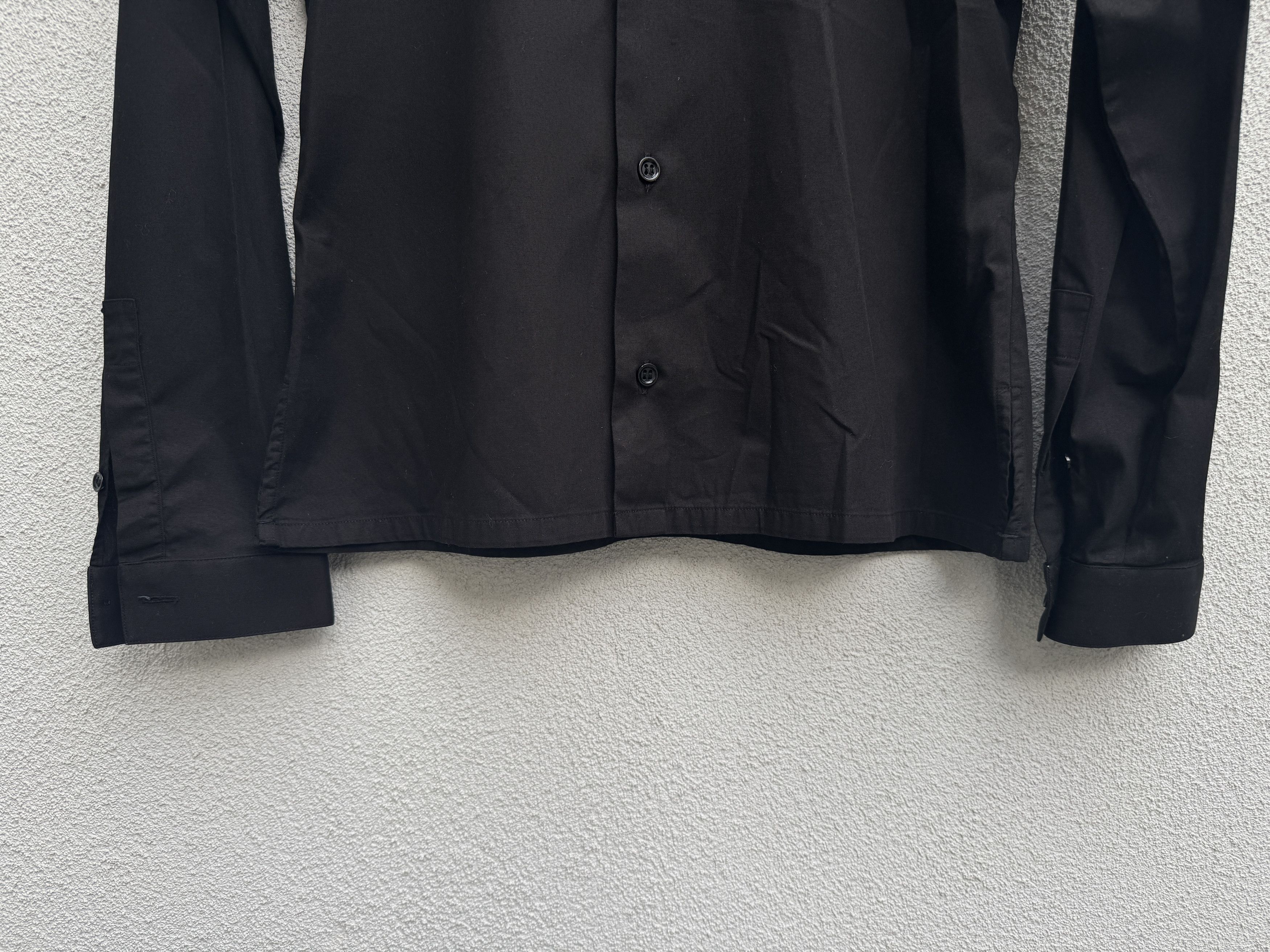 Dior Dior Homme Men Unisex Black Shirt Longsleeve Cotton 37 Size US S / EU 44-46 / 1 - 5 Thumbnail