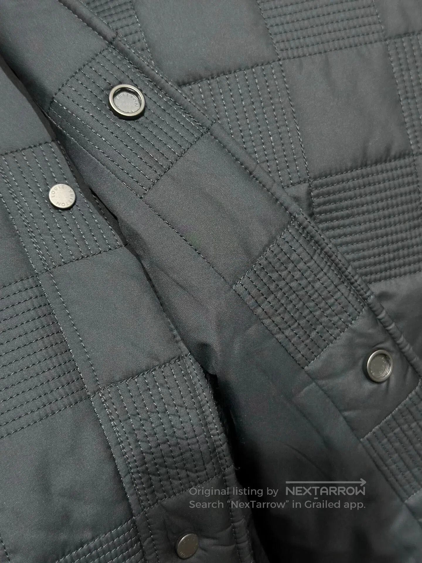 Louis Vuitton black checkered long sleeve jacket for men. Size US L / EU 52-54 / 3 - 4 Thumbnail