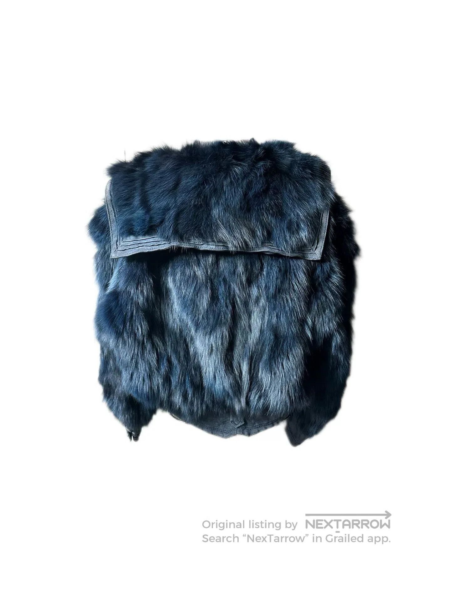 Vintage Vintage Fox Fur Oversized Lapel Jacket. Size M / US 6-8 / IT 42-44 - 1 Thumbnail