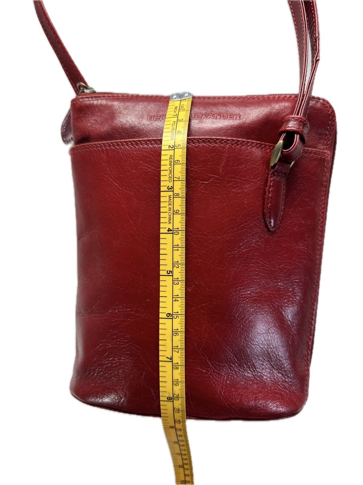 Other Derek Alexander Slim Organizer Red Leather Crossbody Bag Size ONE SIZE - 15 Thumbnail