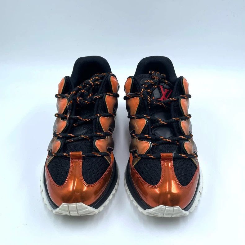 Louis Vuitton Louis Vuitton Zig Zag Orange Colourful Low Top Sneakers Size US 6.5 / EU 39-40 - 2 Thumbnail