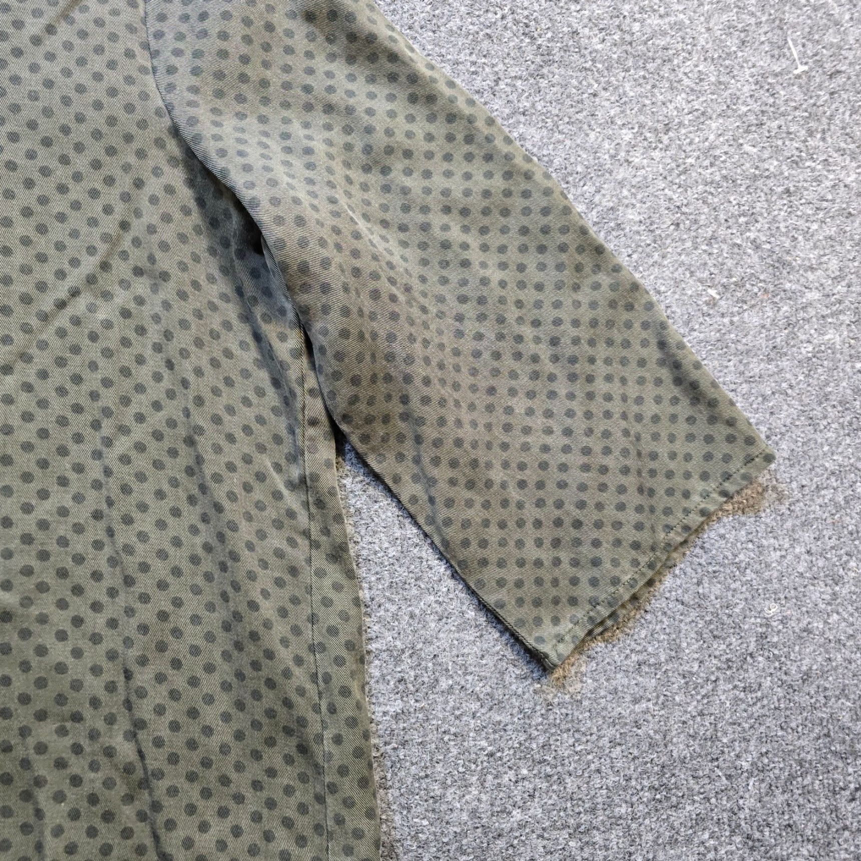 Vintage WinterSilks Top Womens XL Gray Lyocell 3/4 Sleeve Geometric Career Casual Blouse Size XL / US 12-14 / IT 48-50 - 4 Thumbnail