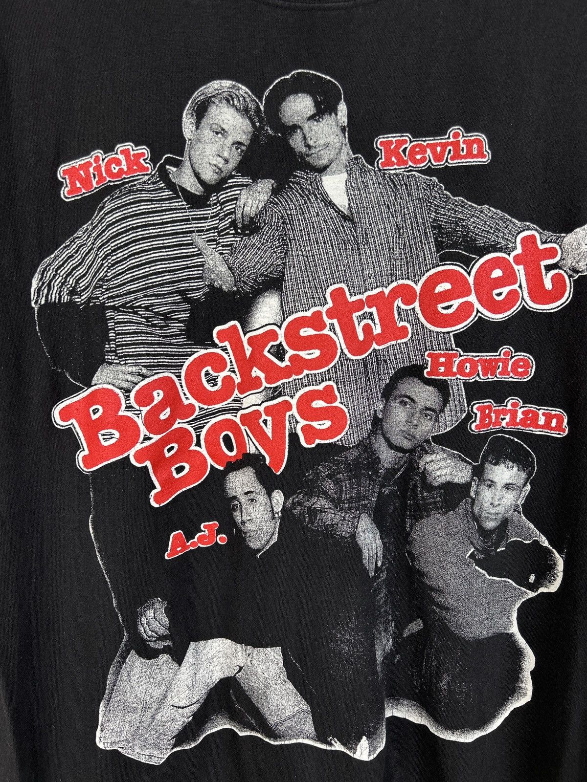 Band Tees 90s Vintage BackStreet Boys Rap Style BSB Band T-Shirt Size US M / EU 48-50 / 2 - 2 Thumbnail