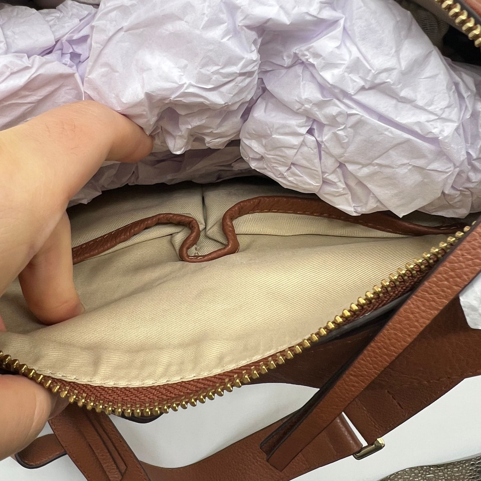 Other Lodis North/South Zip-Top Leather Womens Purse C Size ONE SIZE - 14 Thumbnail