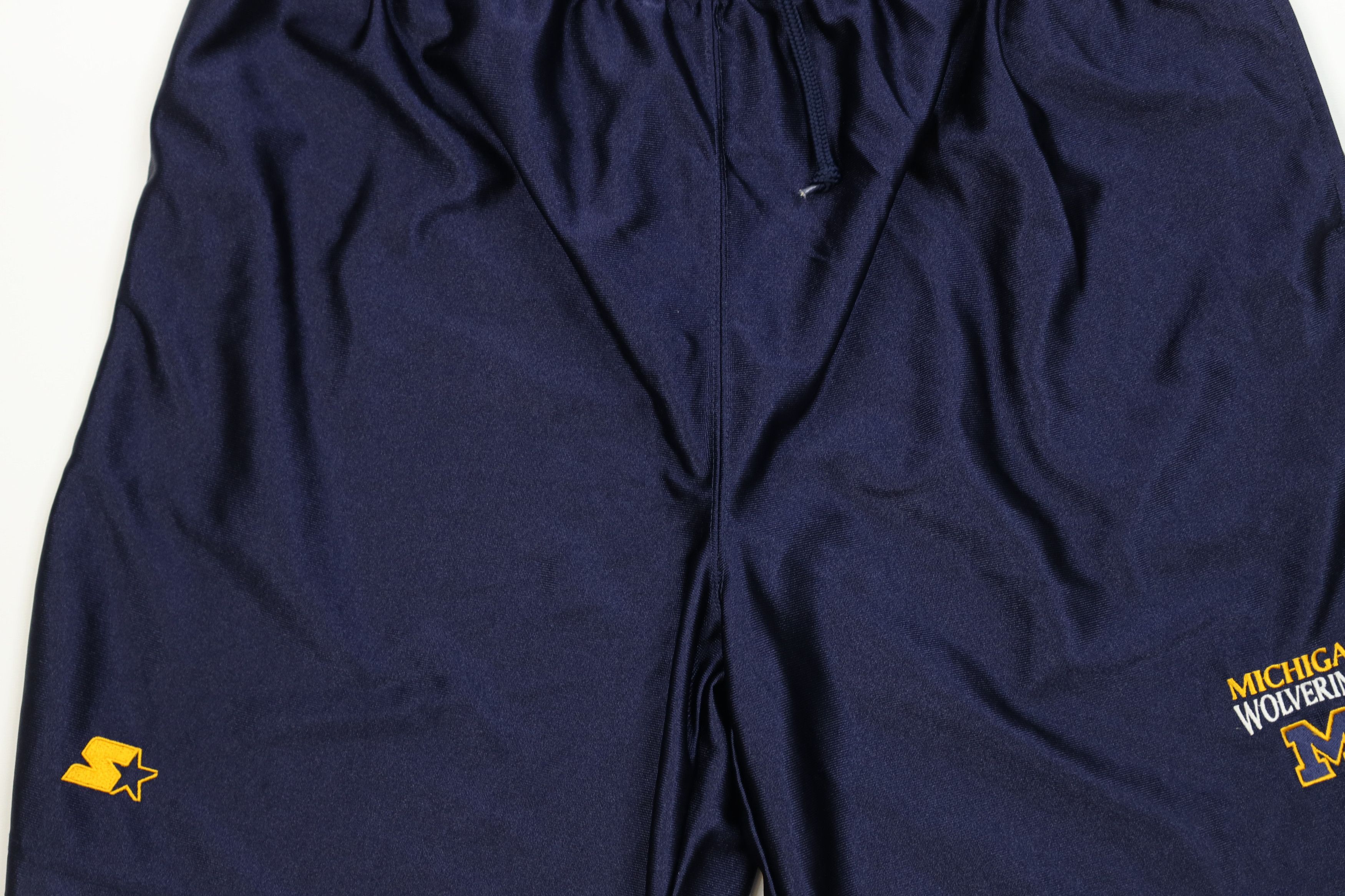 Starter Vintage 90s Starter University of Michigan Basketball Shorts Size US 32 / EU 48 - 3 Thumbnail