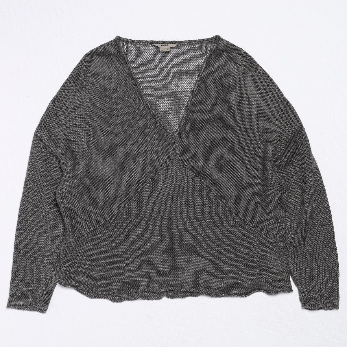 Helmut Lang Helmut Lang Vintage Linen Mesh Sweater Top Metallic Size S / US 4 / IT 40 - 1 Thumbnail