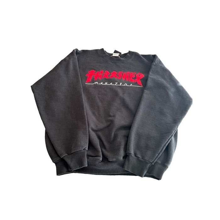 Thrasher godzilla online crewneck