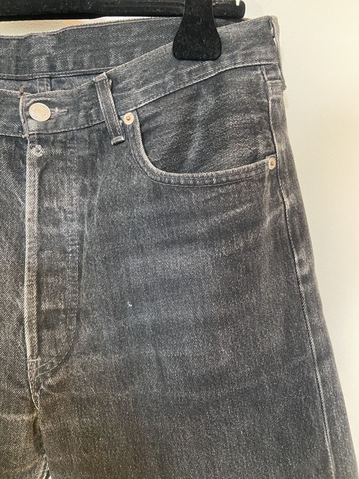 Levi's Levi’s 501 jeans in black denim Size US 32 / EU 48 - 2 Thumbnail