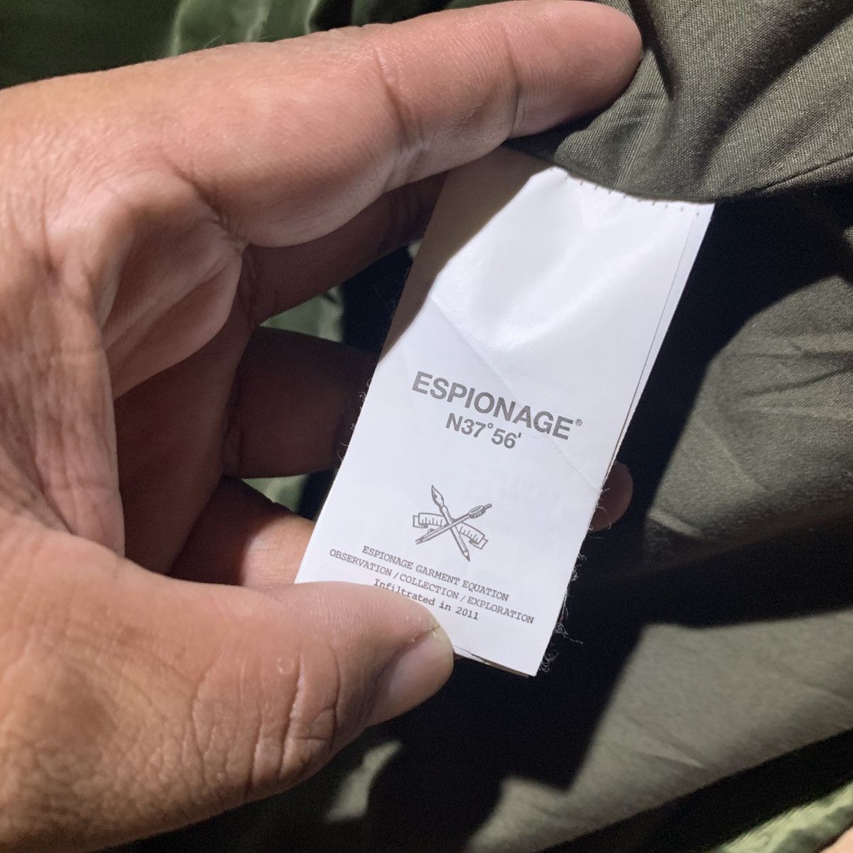 Other ESPIONAGE "ESUI" Coach Jacket Olive Size US M / EU 48-50 / 2 - 7 Thumbnail