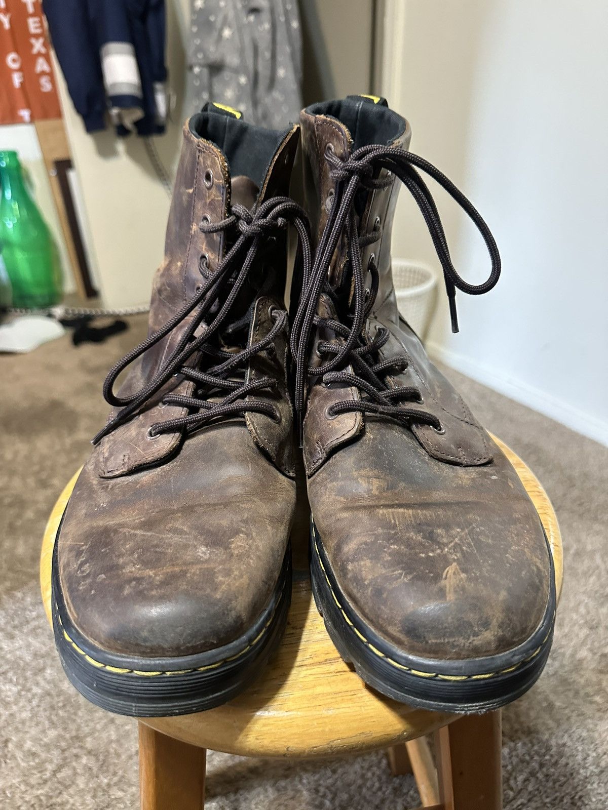 Dr. Martens Vintage Dr. Martens crazy horse leather boots size 10 Size US 10 / EU 43 - 2 Thumbnail