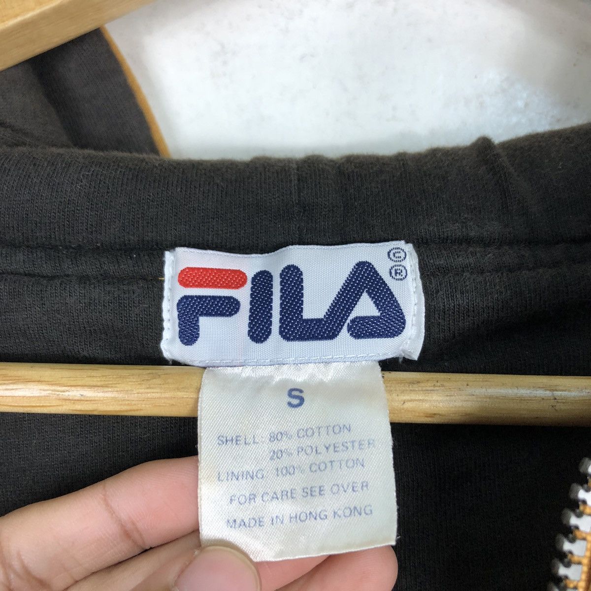 Fila × Japanese Brand × Vintage Vintage Fila Jacket Hoodie 90s Style Streetwear Medium Size US M / EU 48-50 / 2 - 17 Thumbnail