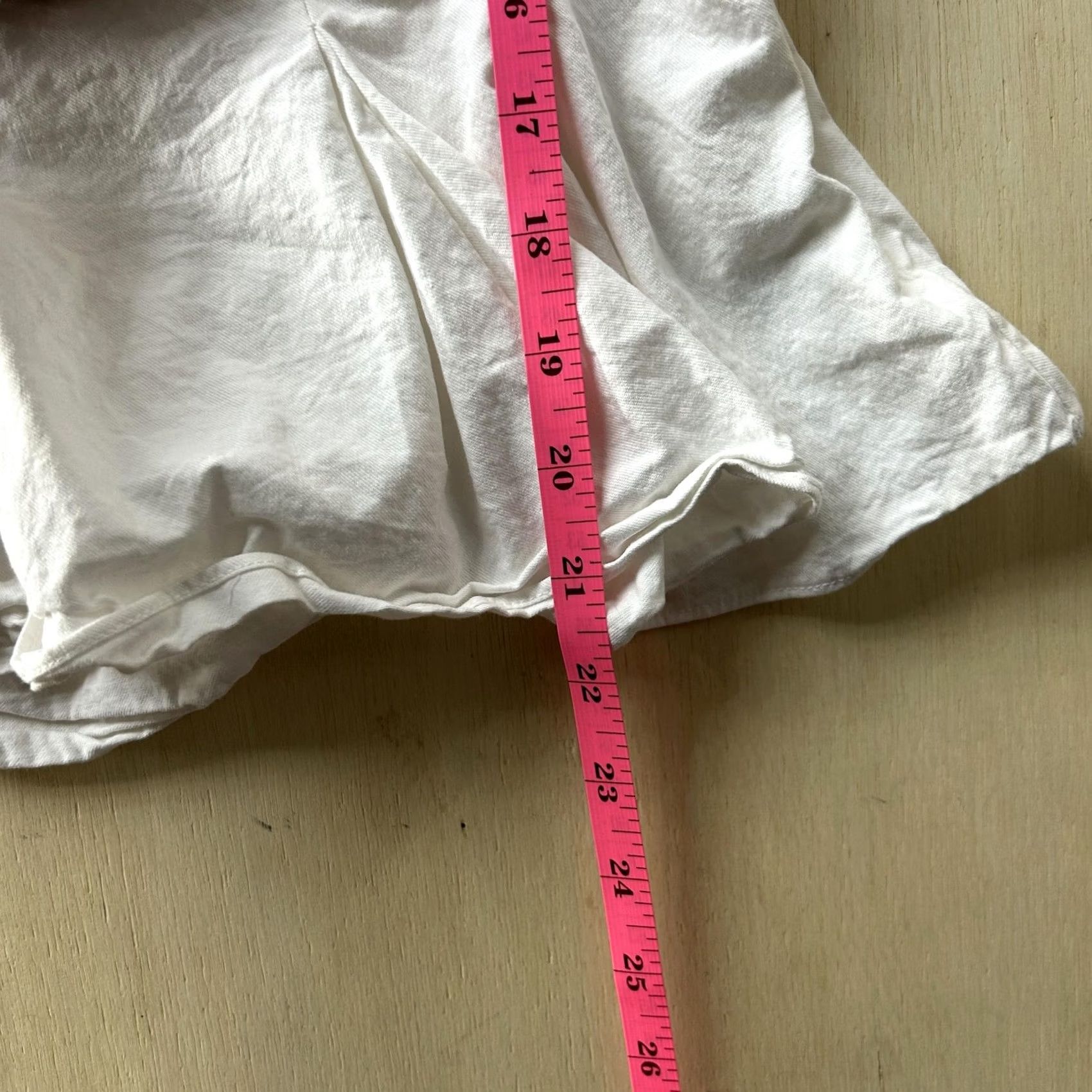 Vintage Idem Ditto Tank Top Womens Medium White Tie Strap Sweetheart Cropped Peplum Camisole Shirt Sleeveless Size M / US 6-8 / IT 42-44 - 4 Thumbnail