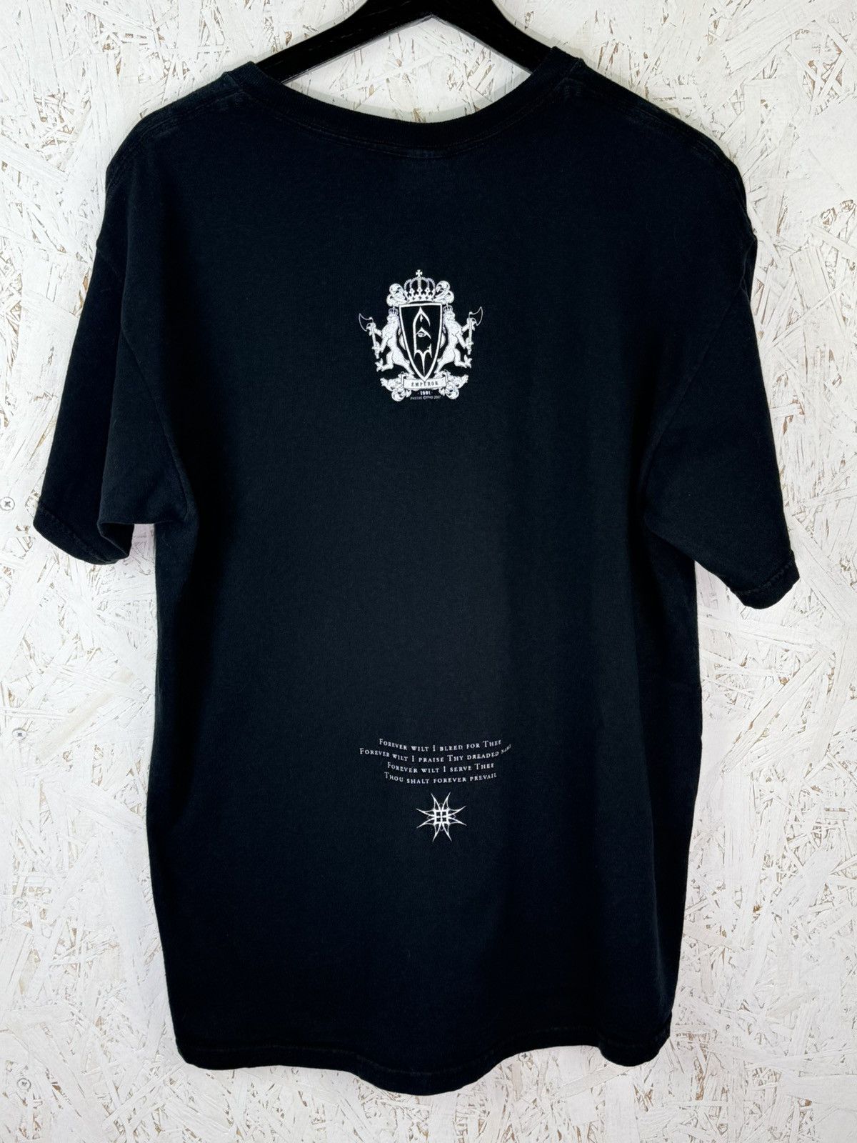 Band Tees Emperor Inno A Satana 2007 Black Metal Band T-Shirt L Size US L / EU 52-54 / 3 - 4 Thumbnail