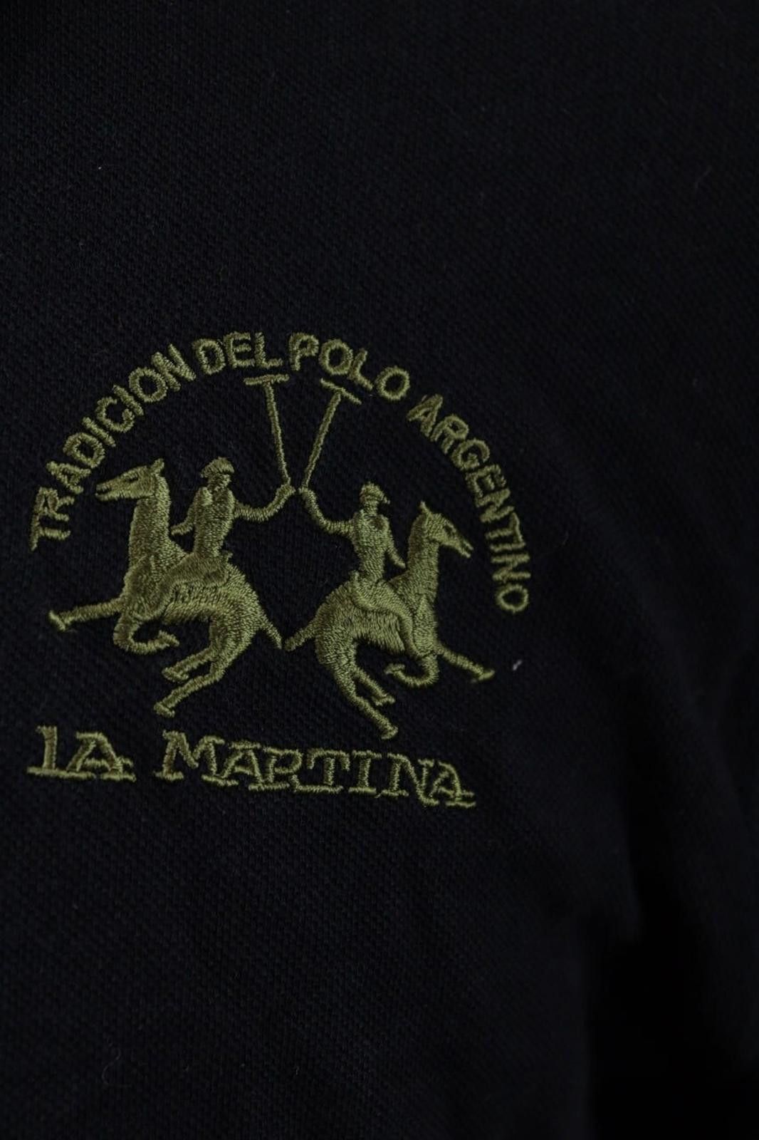 La Martina La Martina Buenos Aires #4 Black Rugby Polo Shirt Size XXL Size US XXL / EU 58 / 5 - 4 Thumbnail