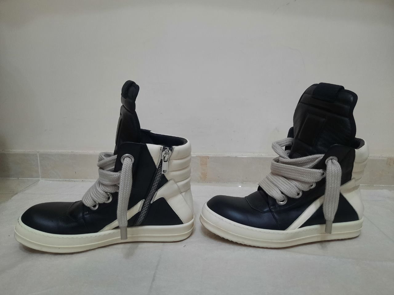 Rick Owens Jumbo Lace Geobasket Size US 9 / EU 42 - 8 Thumbnail