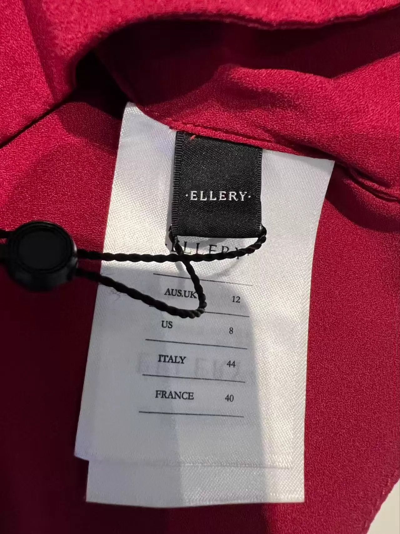 Ellesse ELLERY Runway Wine Red Silk-Lycra Adjustable Cami S New Size M / US 6-8 / IT 42-44 - 6 Thumbnail