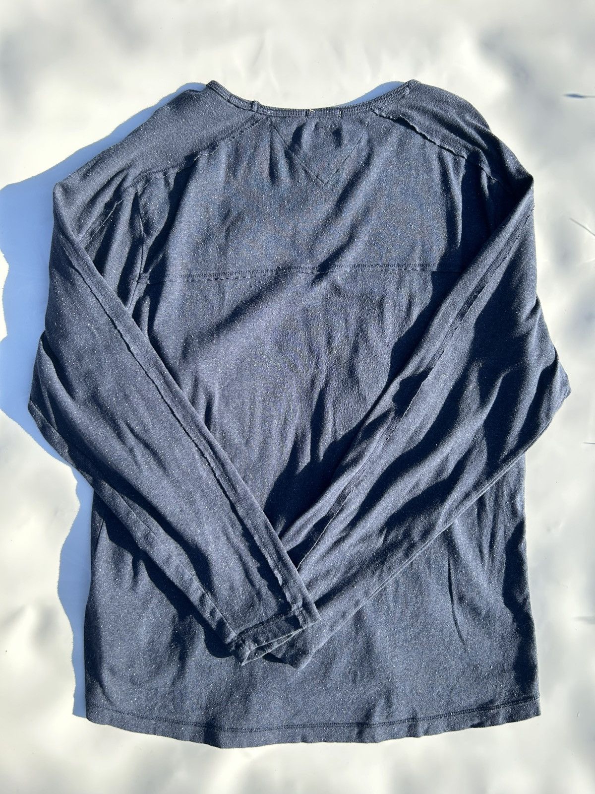 Tommy Hilfiger Hilfiger Denim Basics Sweatshirt Navy Lint Like Texture Size US XL / EU 56 / 4 - 2 Thumbnail