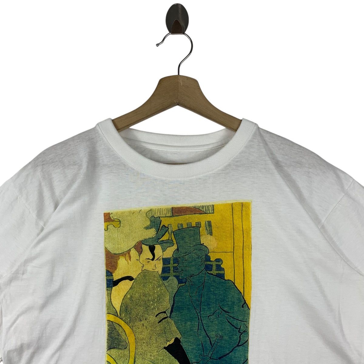 Vintage Vintage LAUTREC By Henri De Toulouse-lautrec French Tee Size US L / EU 52-54 / 3 - 2 Thumbnail
