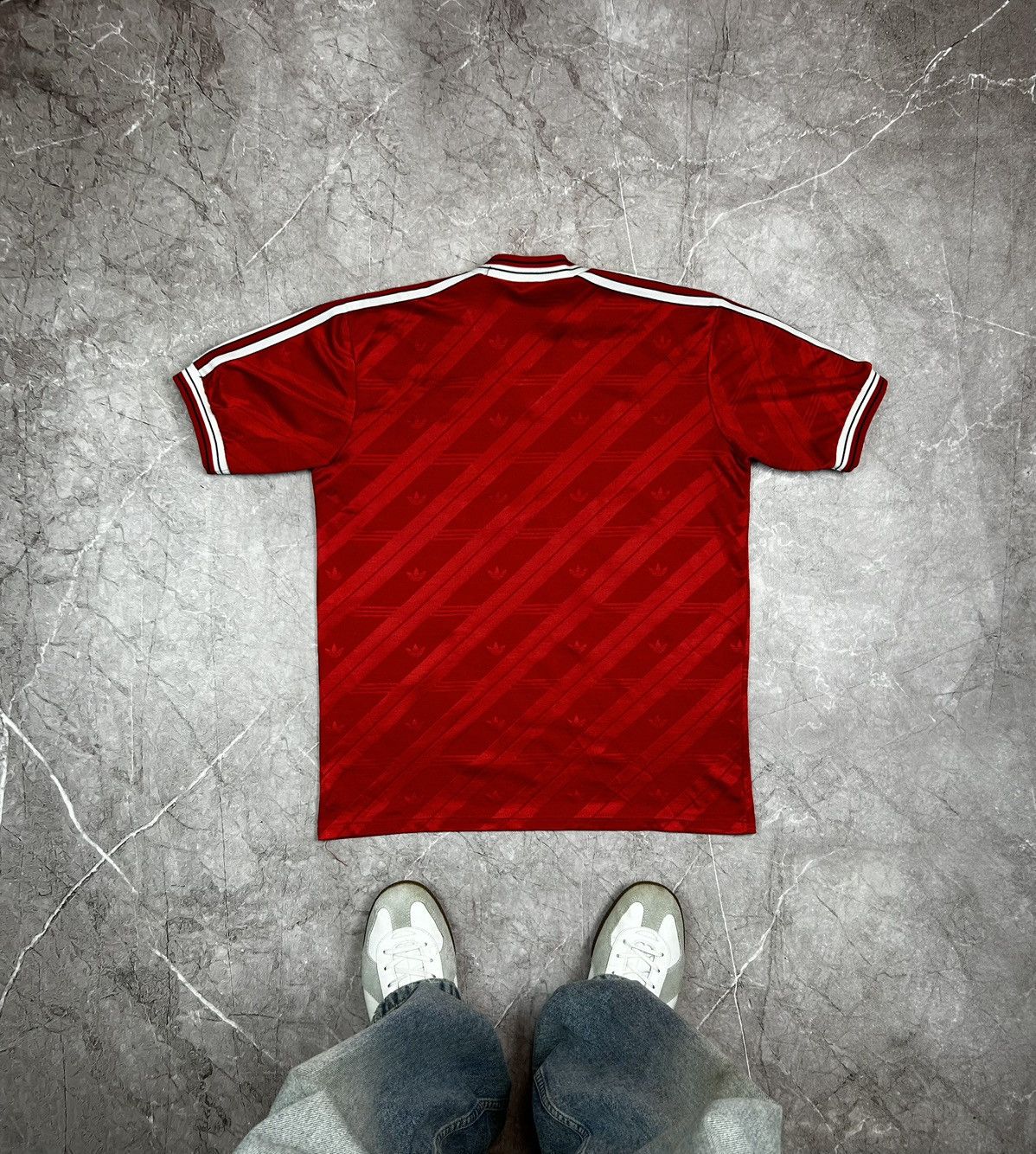 Adidas Vintage 1986s Manchester United Jersey Football Club Soccer Size US S / EU 44-46 / 1 - 3 Thumbnail