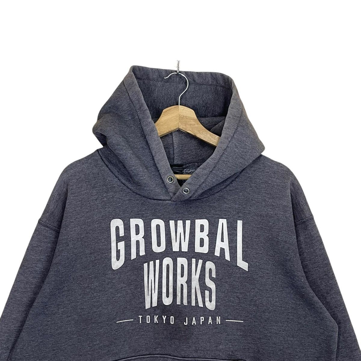 Harley Davidson × Vintage Growbal Works Harley Davidson Custom & Maintenance Hoodie Size US L / EU 52-54 / 3 - 4 Thumbnail