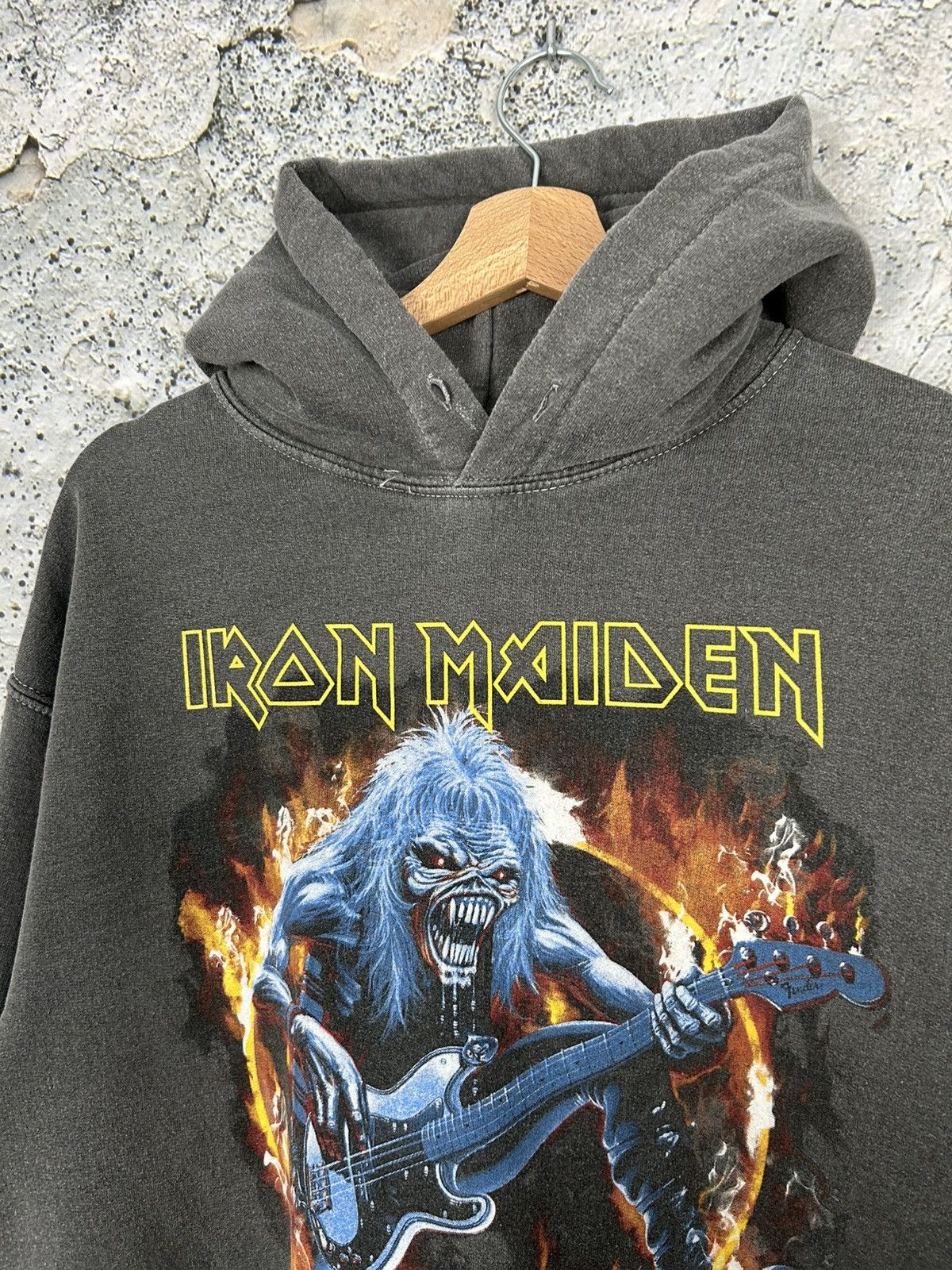 Vintage Iron Maiden Rock Band Metal Hoodie Hardcore Skate Boxy Size US XS / EU 42 / 0 - 3 Thumbnail