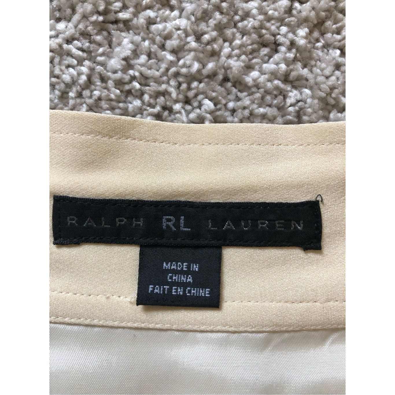 Ralph Lauren Black Label Ralph Lauren Black Label Women’s %100 Silk Cream Elegant Kne Size 32" / US 10 / IT 46 - 4 Thumbnail