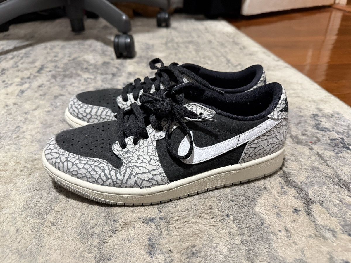 Nike Jordan 1 Retro Low - Black Cement Sz 9 Size US 9 / EU 42 - 1 Thumbnail