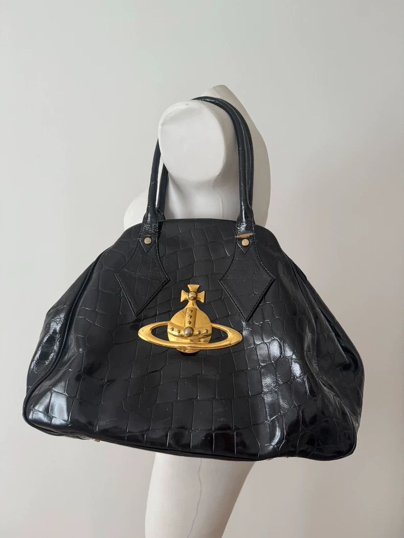 Vivienne Westwood Vivienne Westwood Golden Saturn Orb Bowling Bag Size ONE SIZE - 1 Thumbnail