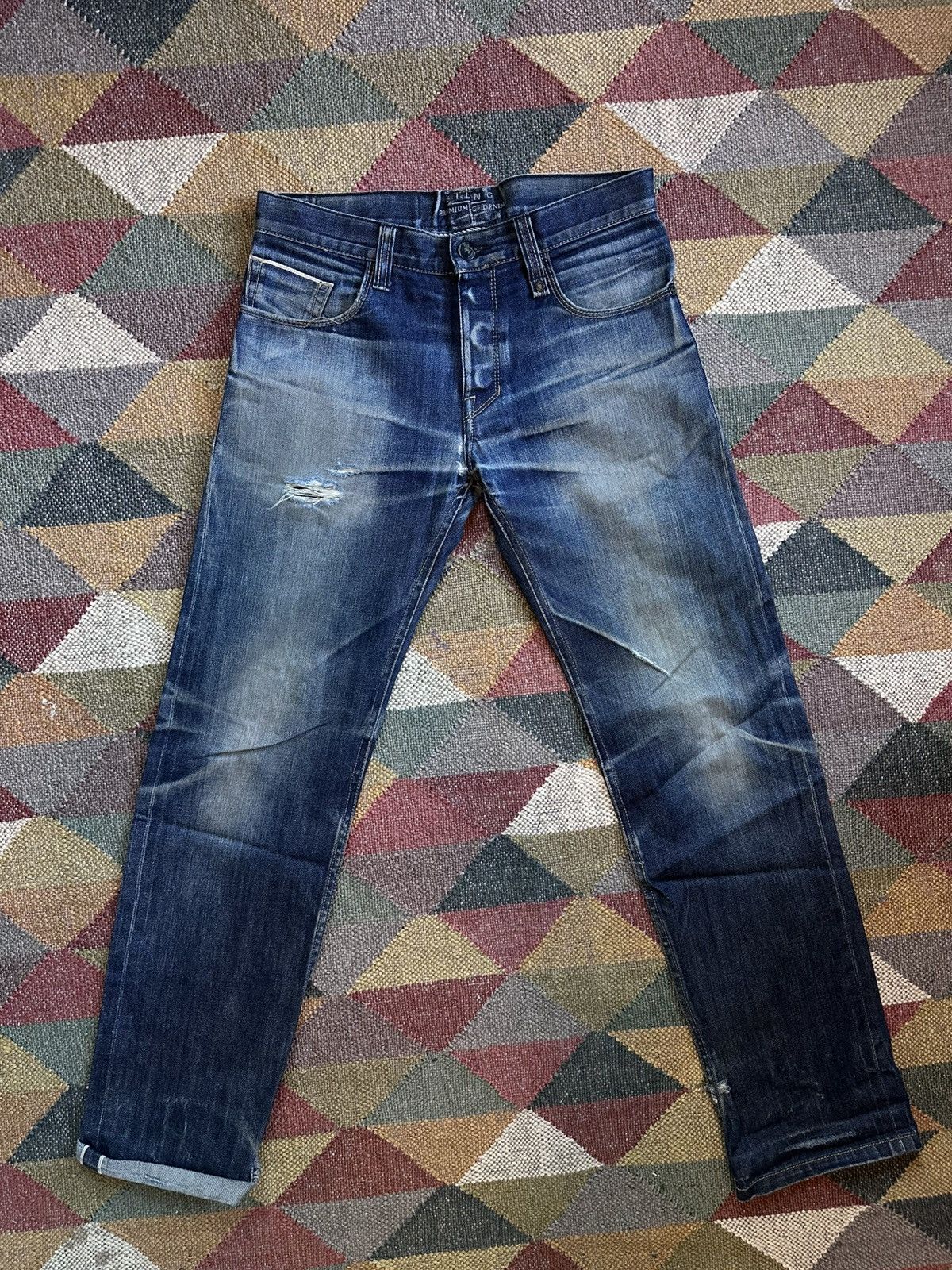 Billabong Vintage Billabong Raw/Selvedge Denim Size US 31 - 1 Thumbnail