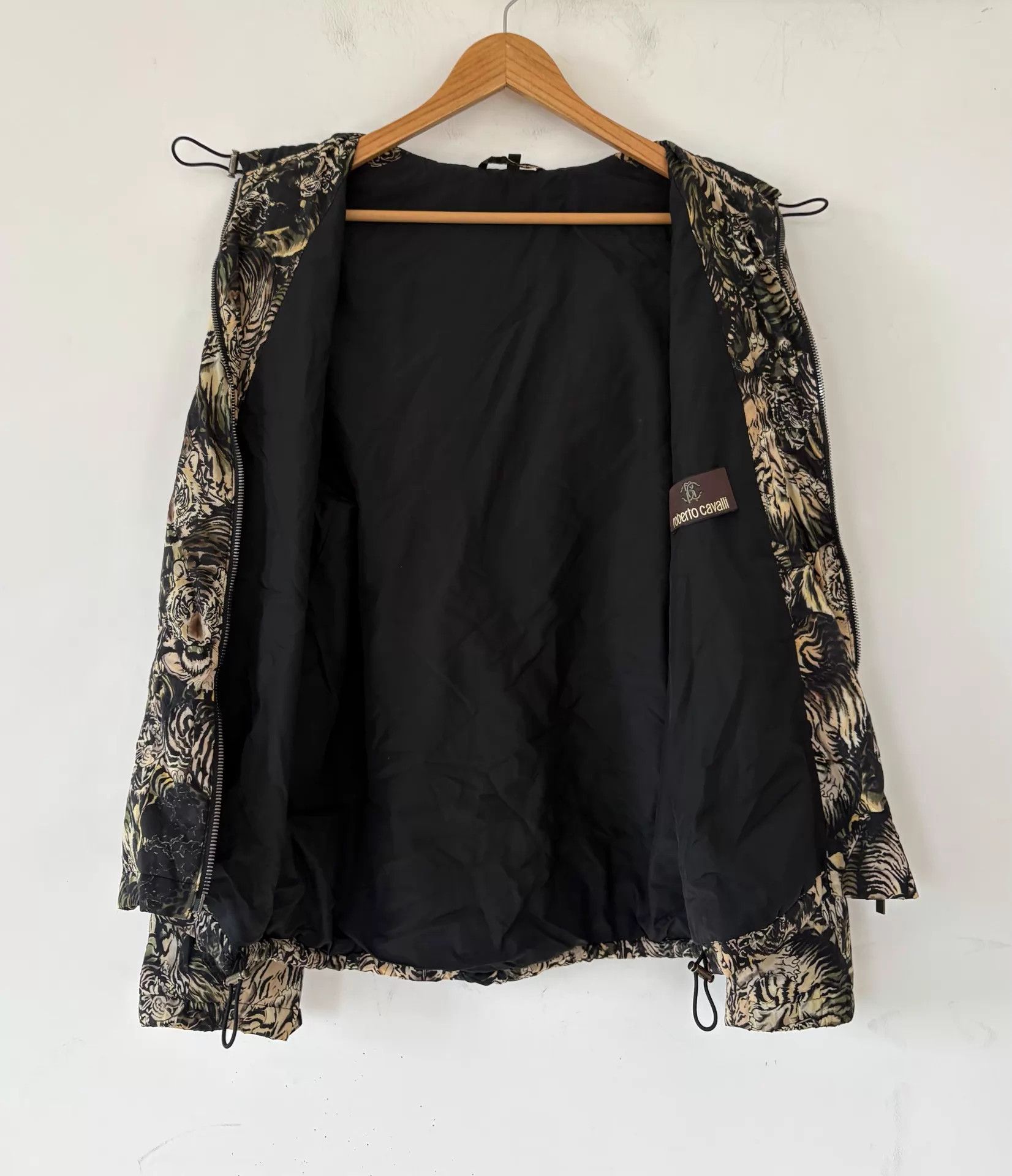 Roberto Cavalli Roberto Cavalli Men's Tiger Print Hooded Jacket 48 Size US M / EU 48-50 / 2 - 3 Thumbnail