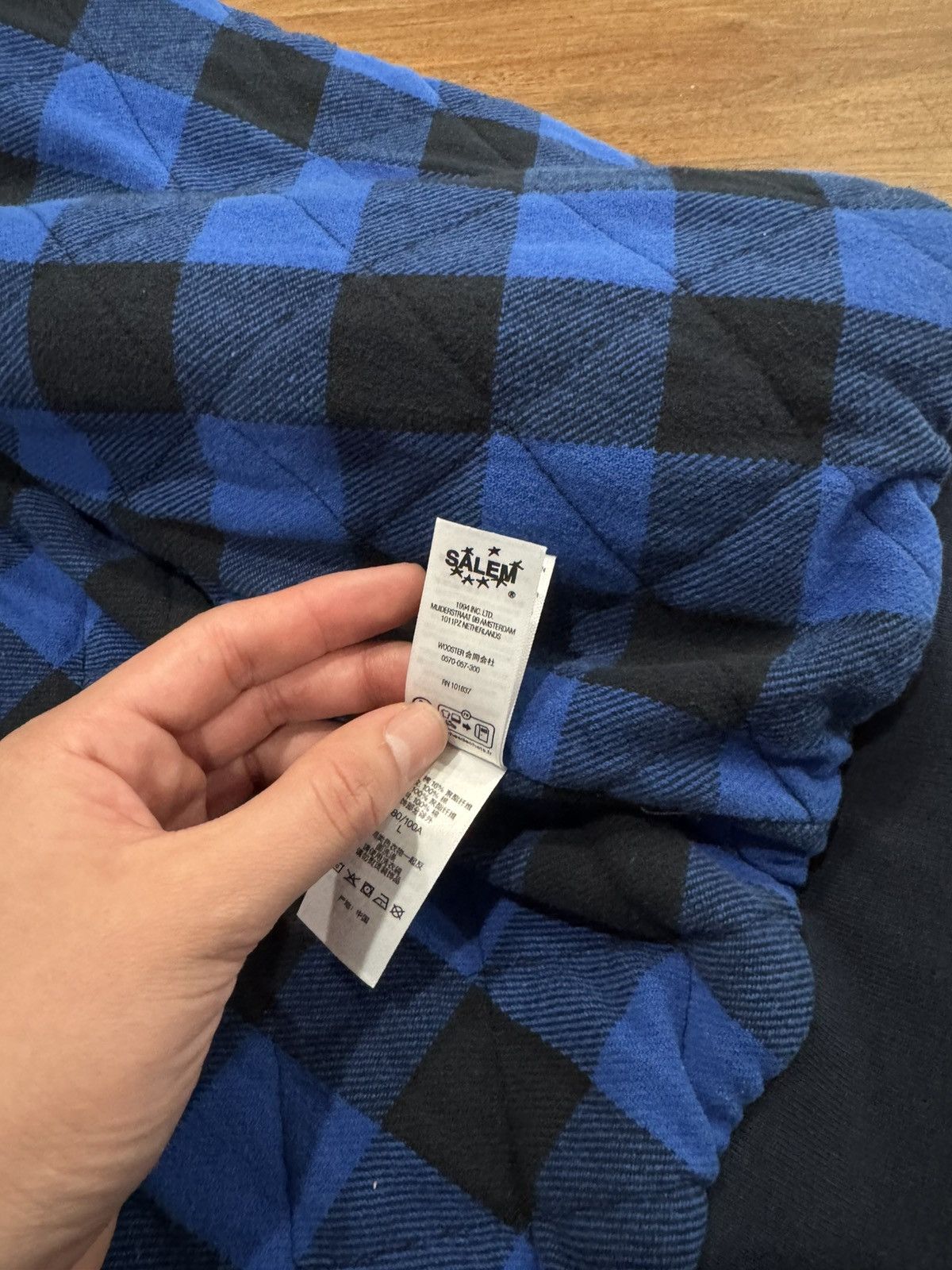 S4LEM × Supreme Supreme Salem Navy / Yellow Zip Up Size US L / EU 52-54 / 3 - 8 Thumbnail