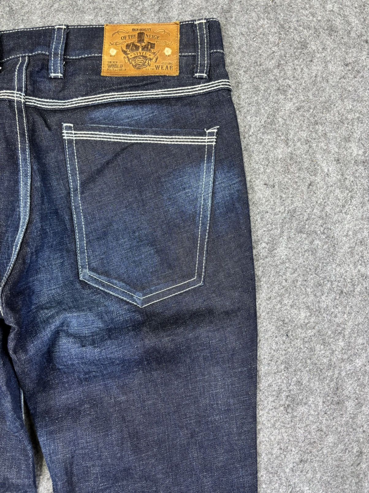 Japanese Brand 💥Flare💥Insane Style Of The Niege Raw Fades Denim K19 Size US 32 / EU 48 - 8 Thumbnail