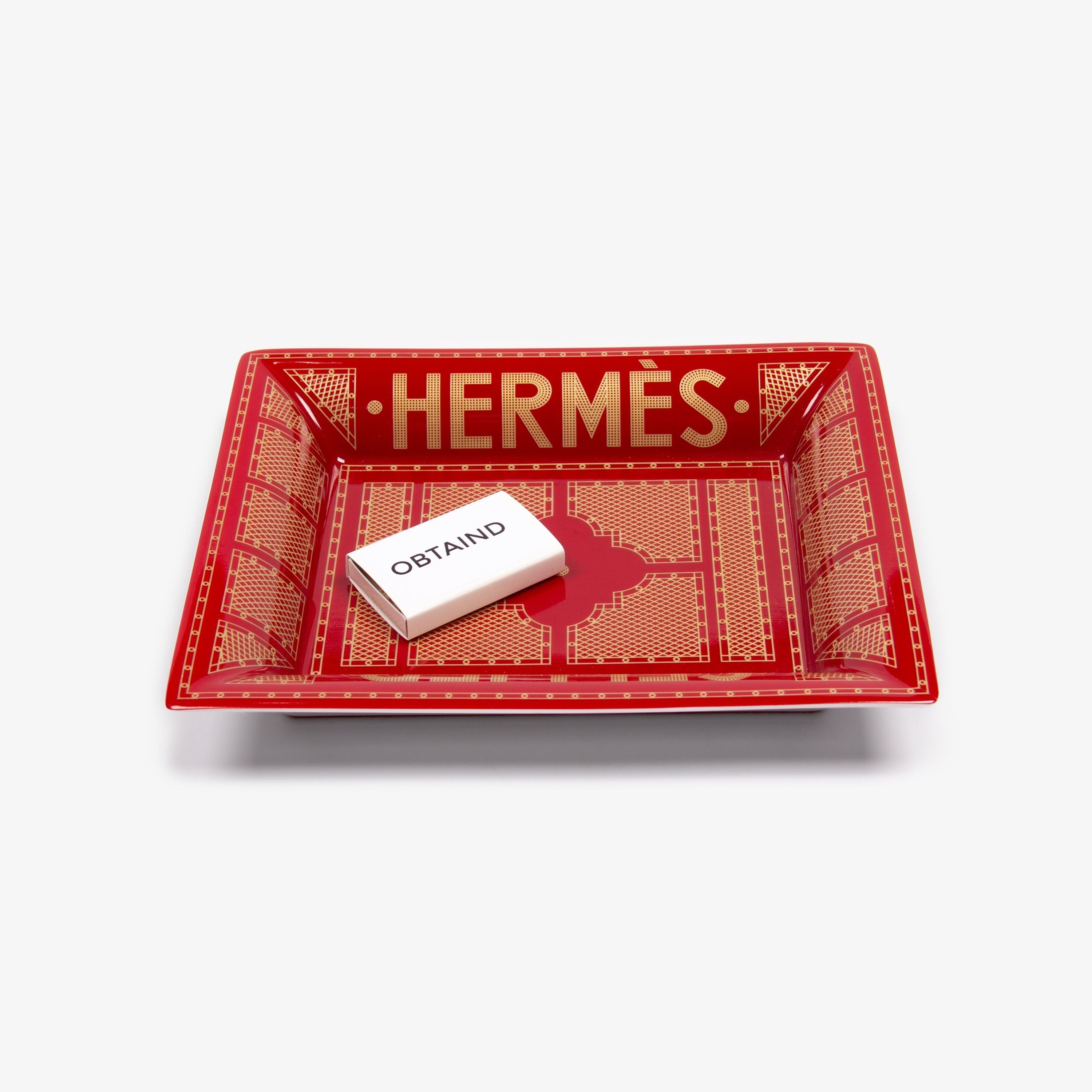 Hermes HERMES RED SELLIER CHANGE TRAY Size ONE SIZE - 4 Thumbnail
