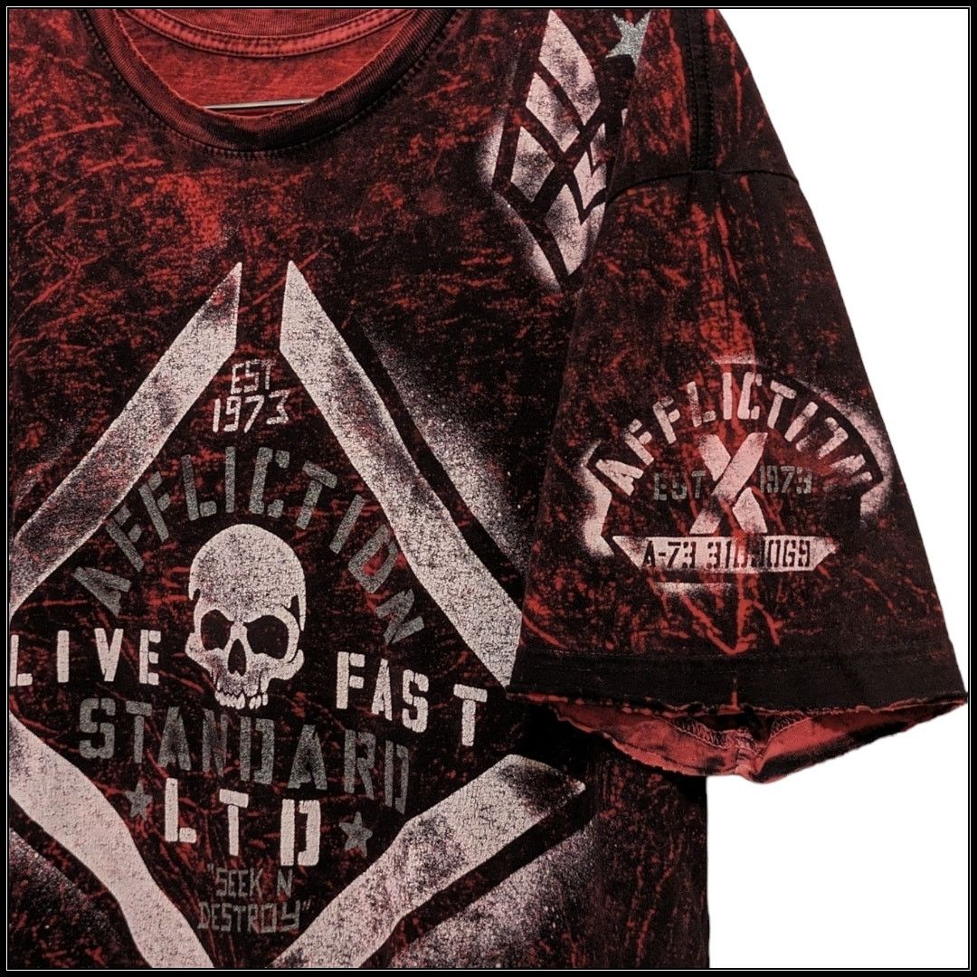 Affliction Reversible AFFLICTION Standard Dry Goods Eagle T-shirt Men L Size US L / EU 52-54 / 3 - 10 Thumbnail