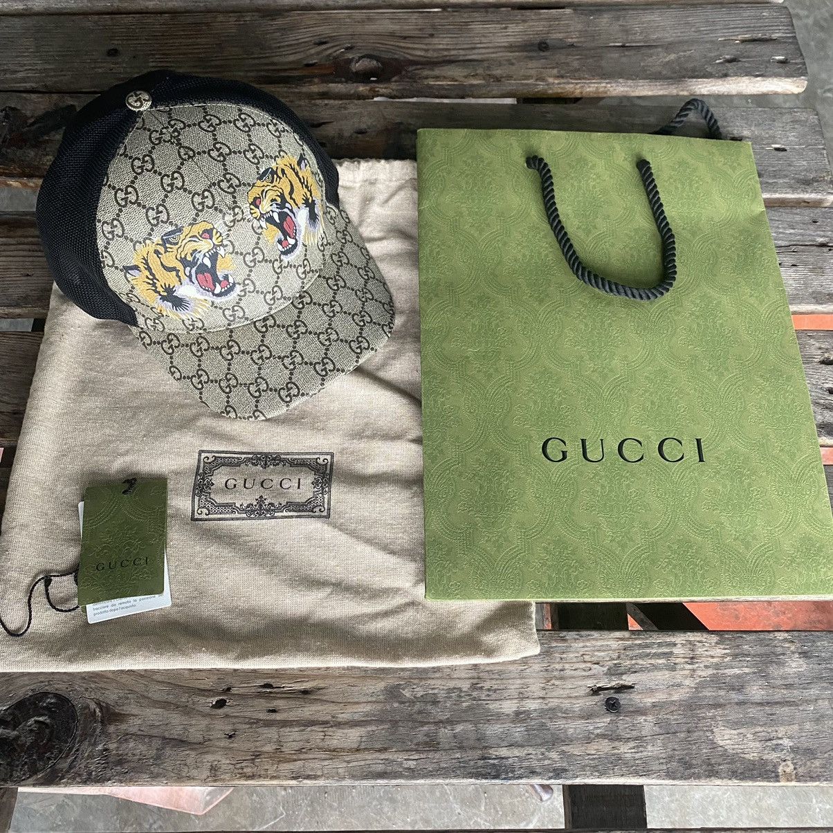 Gucci HAT BASEBALL RAP GG SUPR. TIG+R Size ONE SIZE - 10 Thumbnail