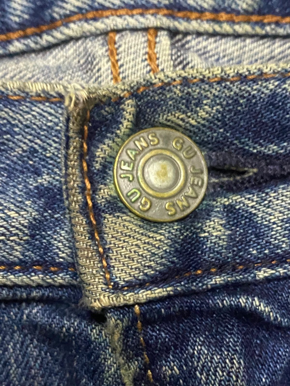 Vintage Vintage Gu Jeans Mud Wash Distressed Loose Jeans Size US 36 / EU 52 - 9 Thumbnail