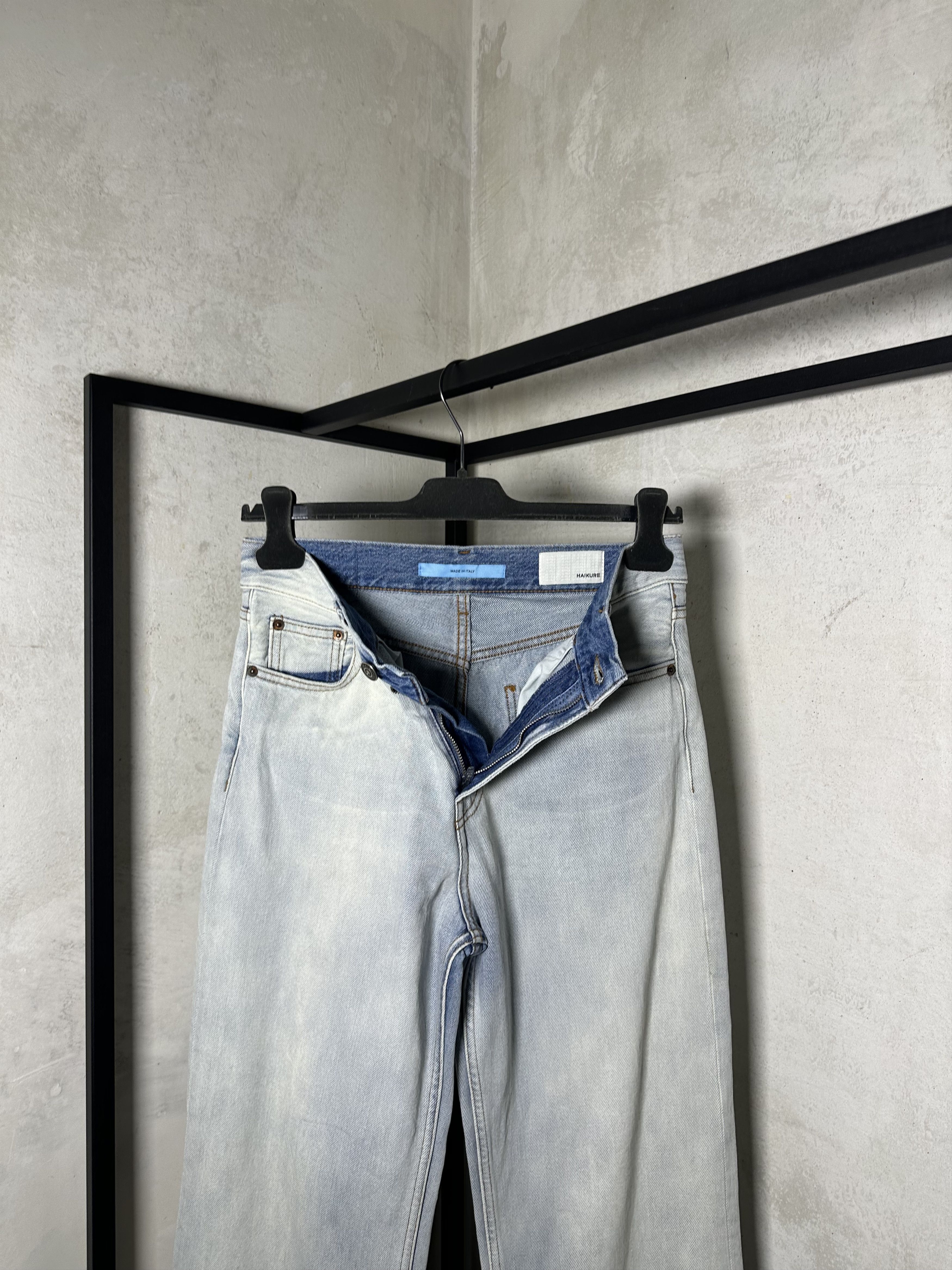 Haikure Haikure Worn Blue Straight Jeans Size 26" / US 2 / IT 38 - 9 Thumbnail