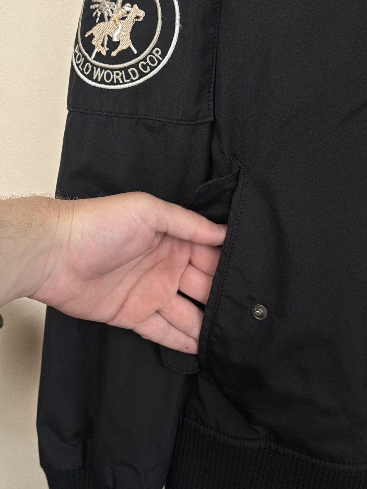 La Martina La Martina Nylon Jacket Bomber XL Black Luxury Zip Casual Size US XL / EU 56 / 4 - 6 Thumbnail