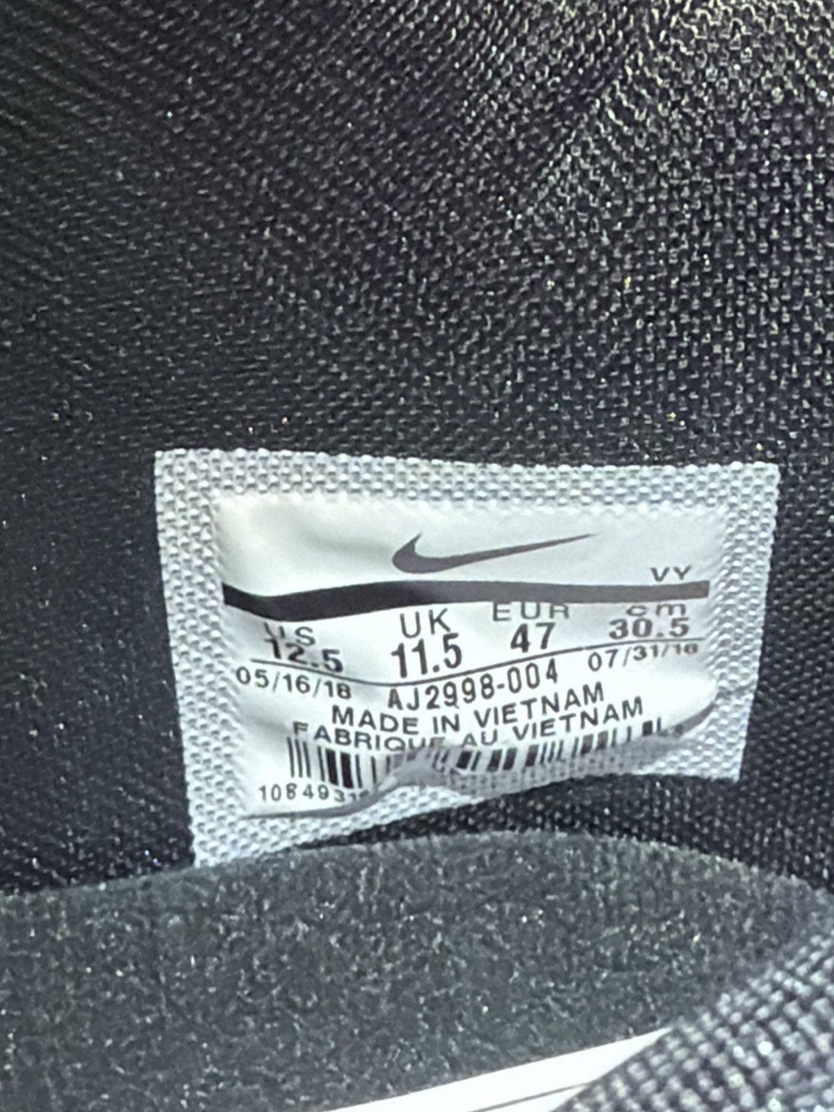Nike Nike Air More Money “Black / Gum Brown” DS, US 12.5 (EU 47) Size US 12.5 / EU 45-46 - 8 Thumbnail