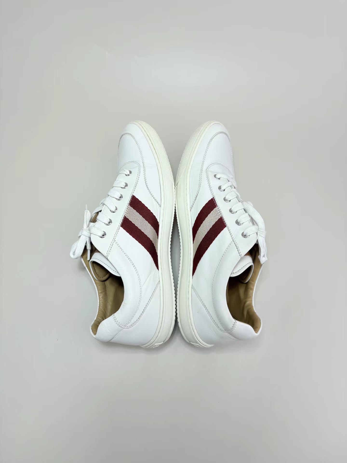 Bally BALLY Stripe White Sneakers Size US 10 / EU 43 - 4 Thumbnail