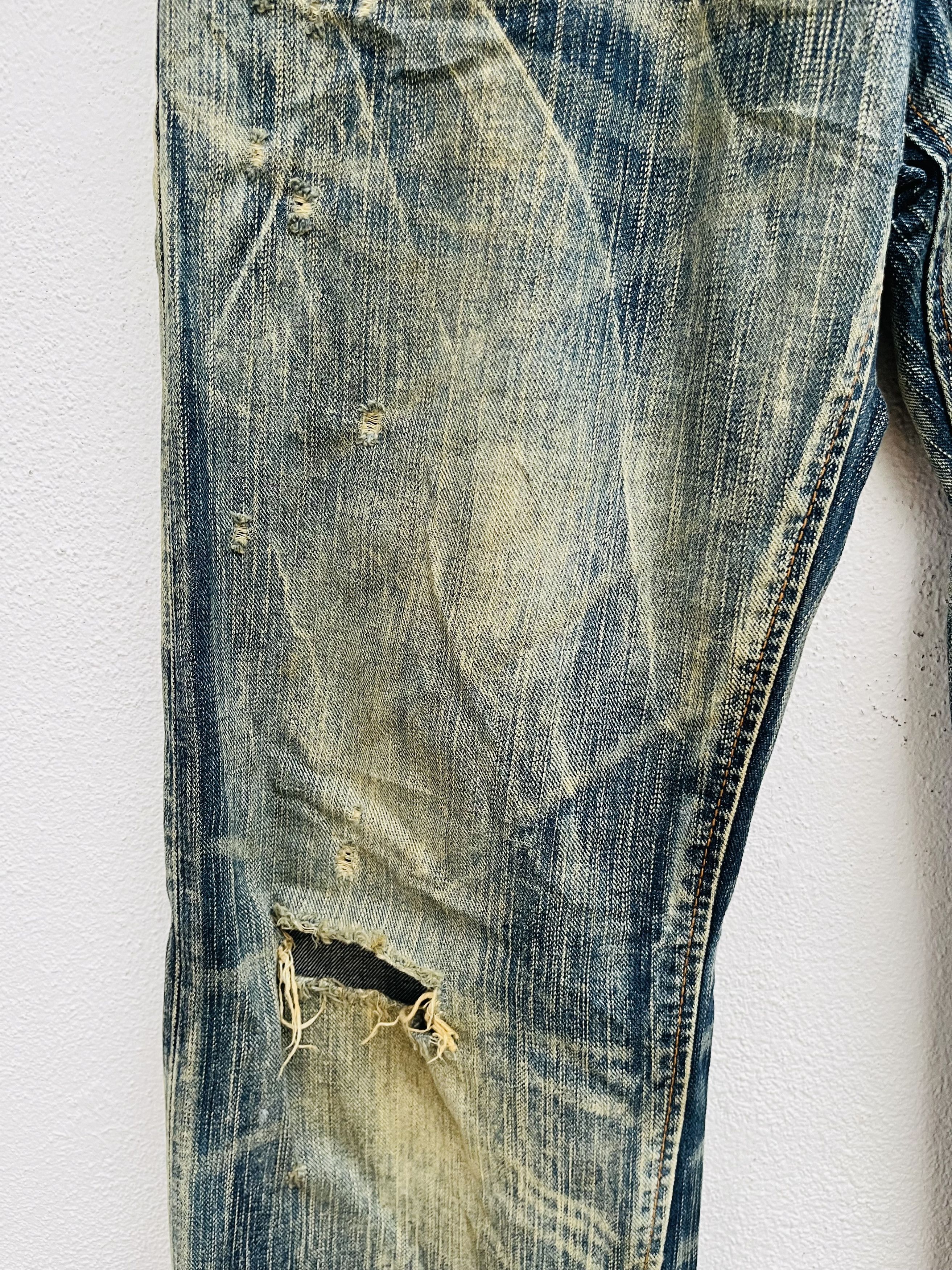 Edwin × Japanese Brand Vintage Edwin Exclusive XV Japanese Distressed Fashion Style Size US 31 - 6 Thumbnail