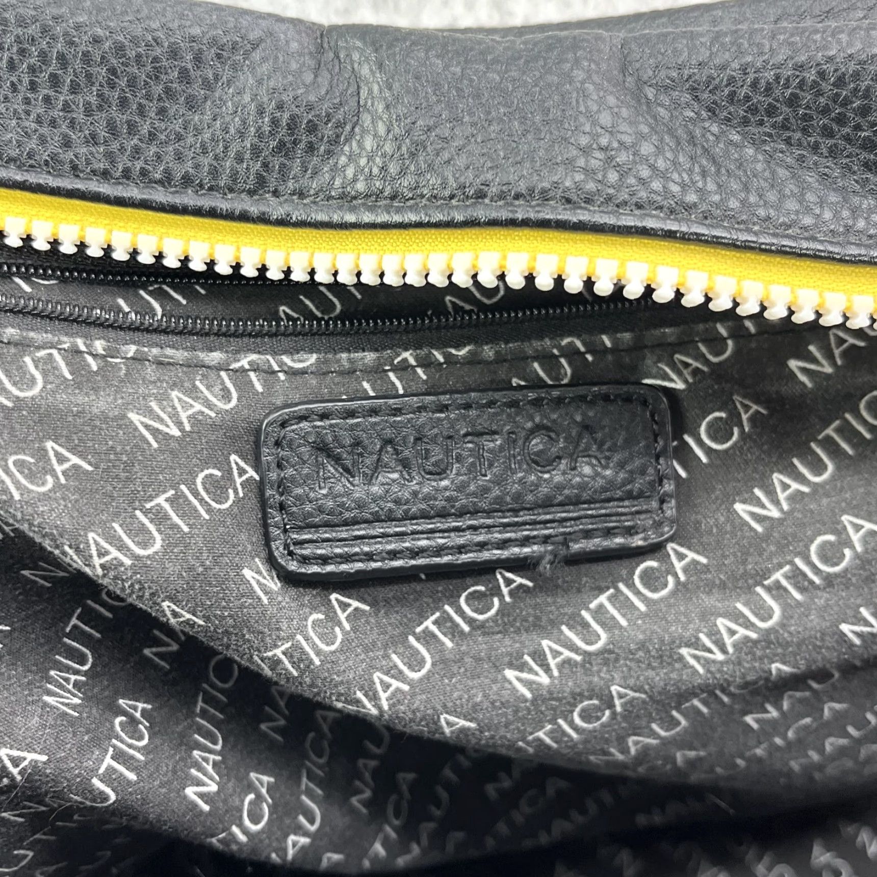 Nautica Nautica Purse LOT 2 Bowler Bag and Crossbody Y2k Classic Retro Chic Preppy 90's Bag Crossbody Womens Small Black 90s Vintage Style Size ONE SIZE - 7 Thumbnail