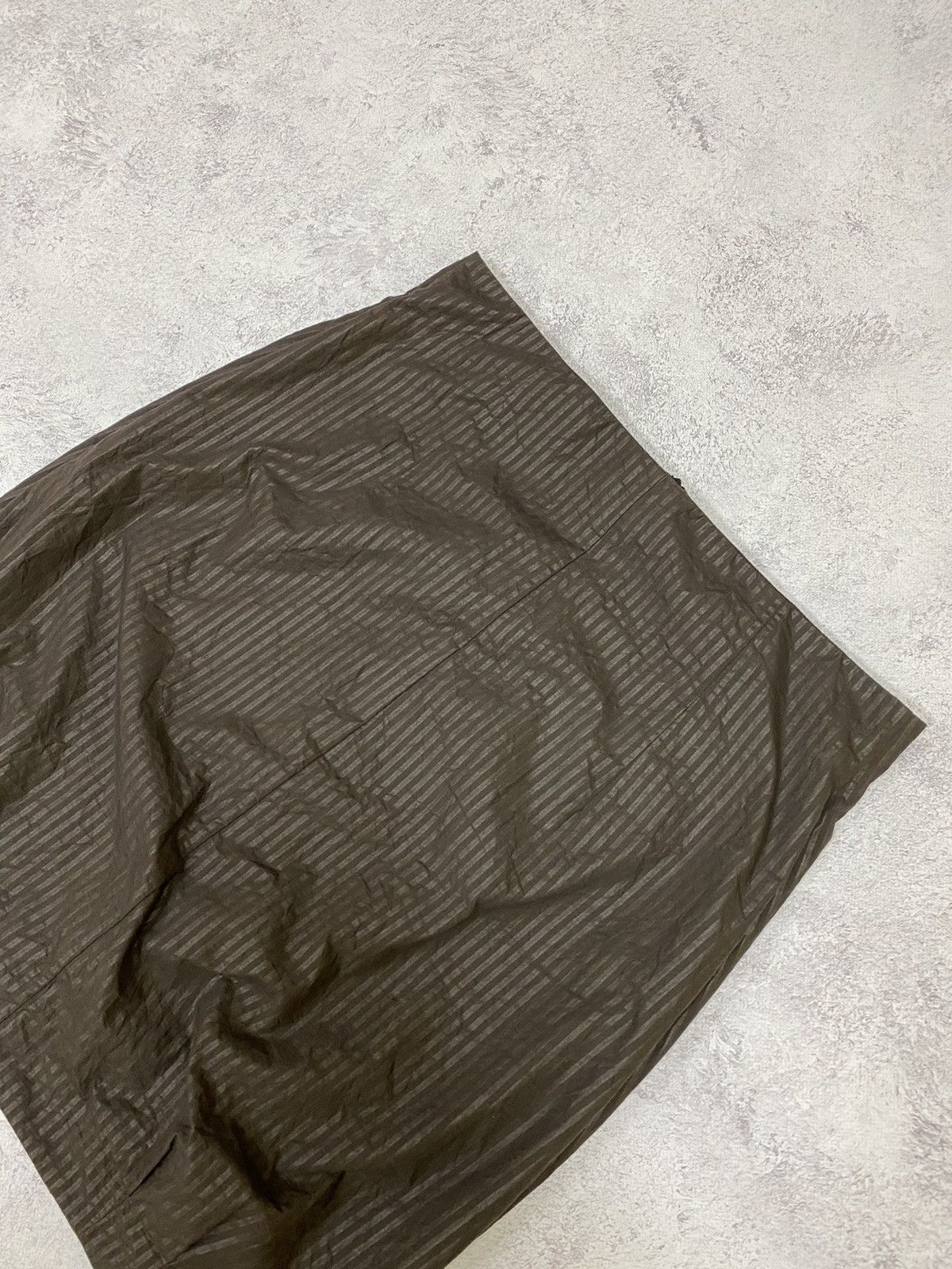 Cop Copine Cop Copine Womens Vintage Brown Striped Mini Skirt Size 42 Size 28" / US 6 / IT 42 - 4 Thumbnail
