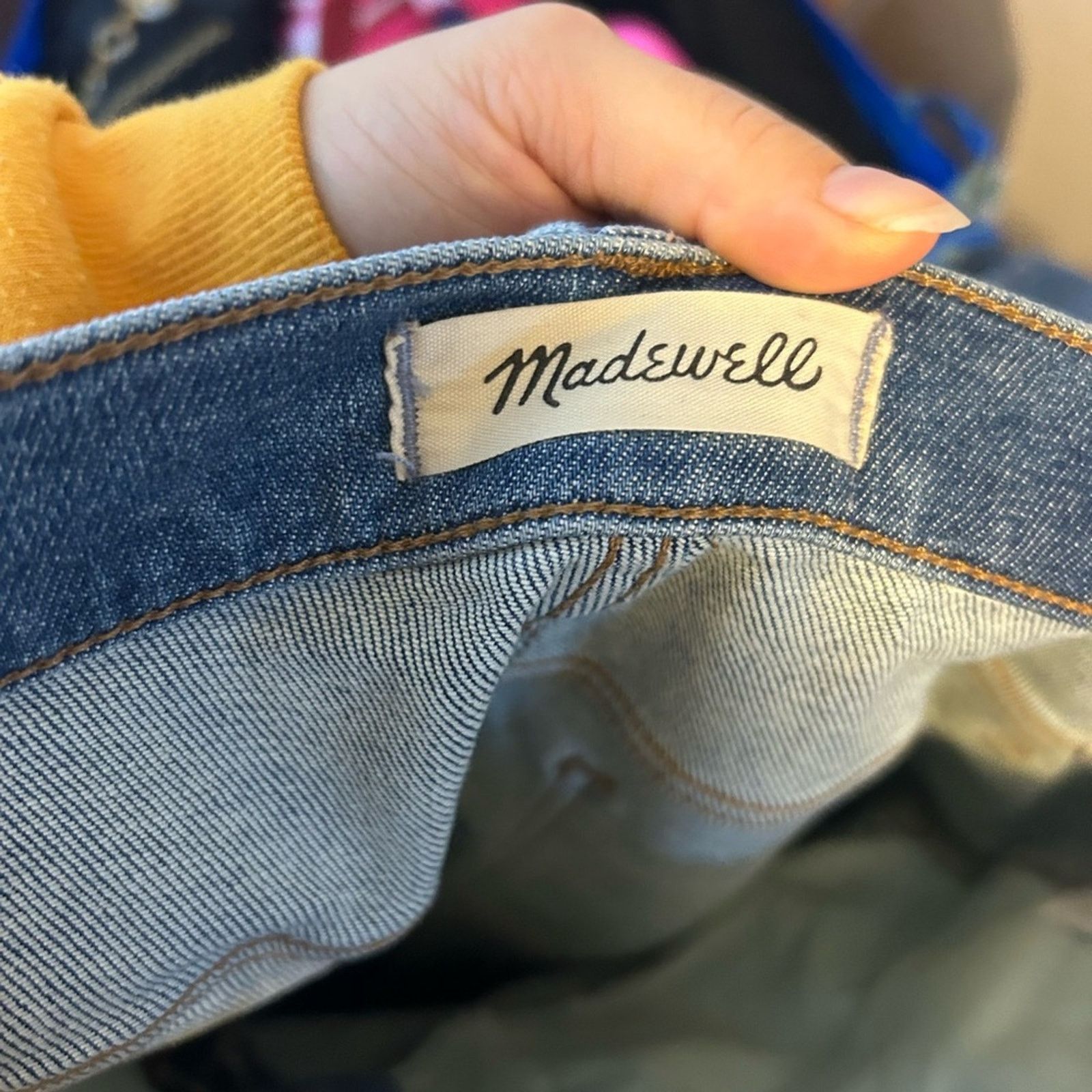 Madewell Madewell Stovepipe Jeans in Euclid Wash Size 32" / US 10 / IT 46 - 3 Thumbnail