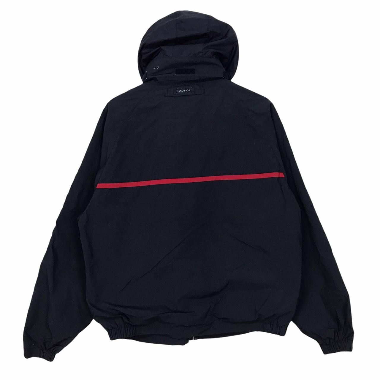 Vintage Vintage NAUTICA Spell Out Zip Up Navy Blue Hoodie Jacket Size US M / EU 48-50 / 2 - 3 Thumbnail